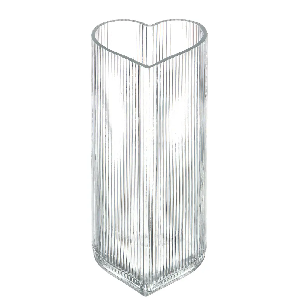 Ваза тм LADECOR "Сердце" 19х8,4 см, стекло - #5