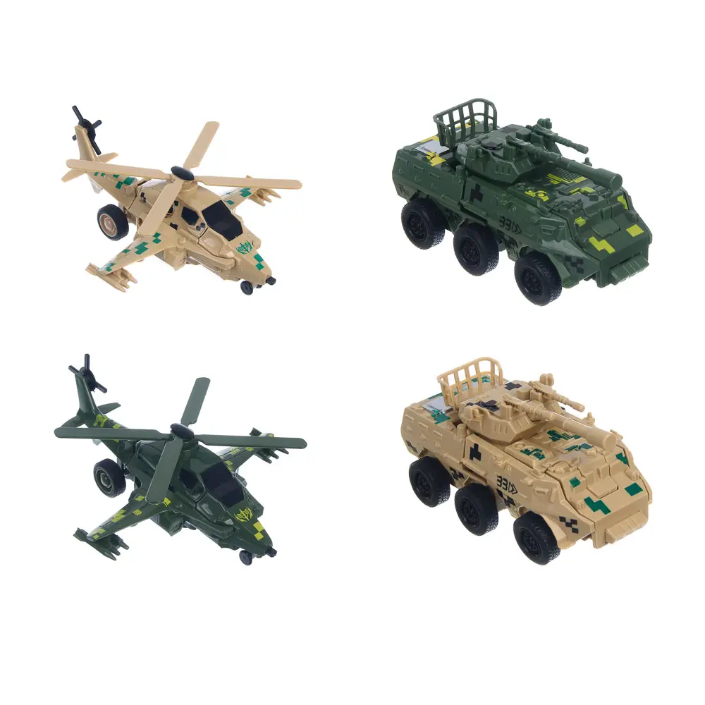 ИГРОЛЕНД Бронетрансформер "Военная операция" 2 в 1, удар, ABS, 14х7х7,5 см, 2 дизайна - #2