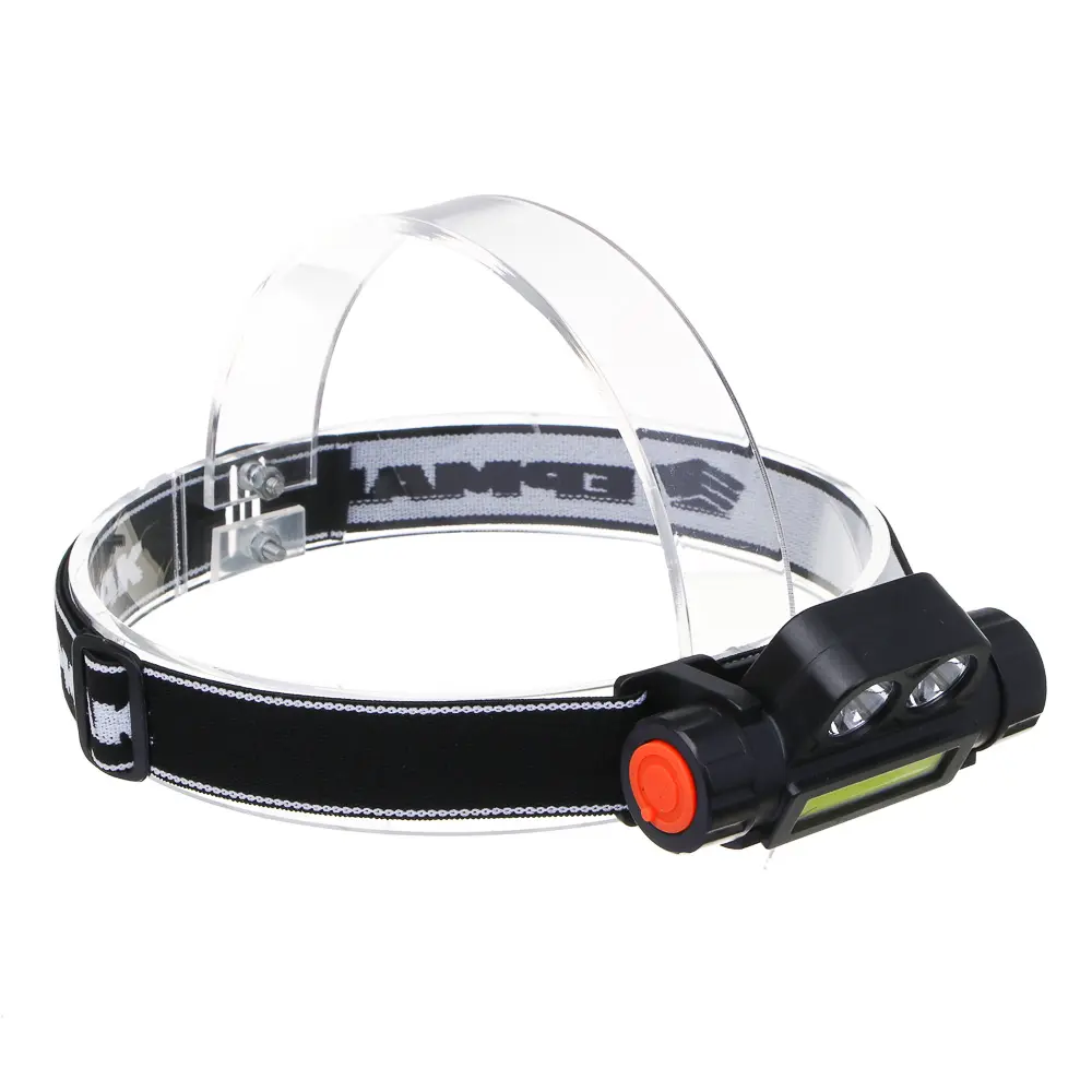 Фонарь налобный тм ЕРМАК, COB LED, 2 режима, 800мАч, зарядка USB, пластик, 92х35х45 мм - #5