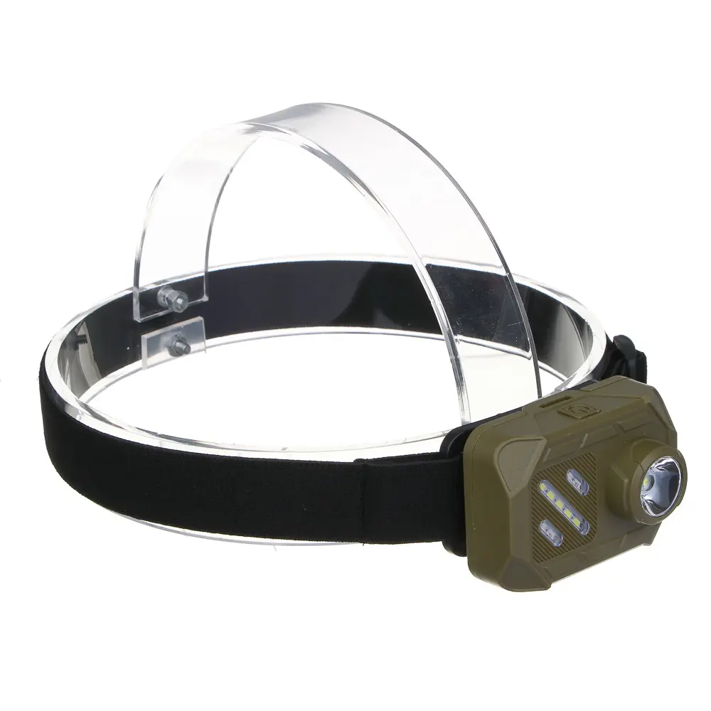 ЕРМАК Фонарь налобный, SMD LED, 3 режима, 3хААА, 67х51х40 мм, пластик, красный свет - #1