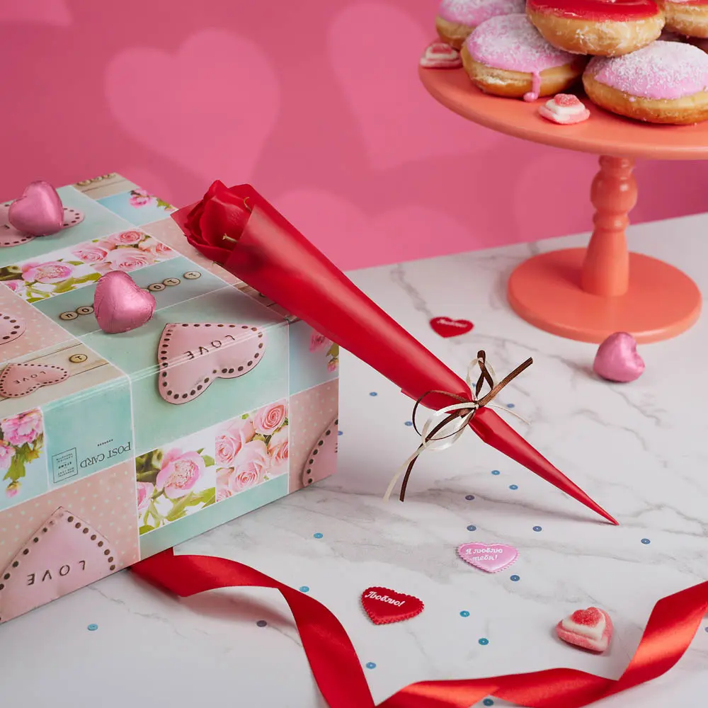 LADECOR Роза из мыльных лепестков, 3 цвета, арт 1 - #8
