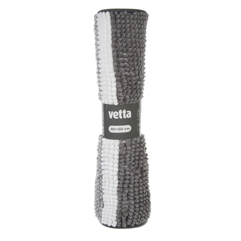 Коврик для ванной комнаты тм VETTA Soft, синель 1100г/м², 80х50см, 2 дизайна - #6