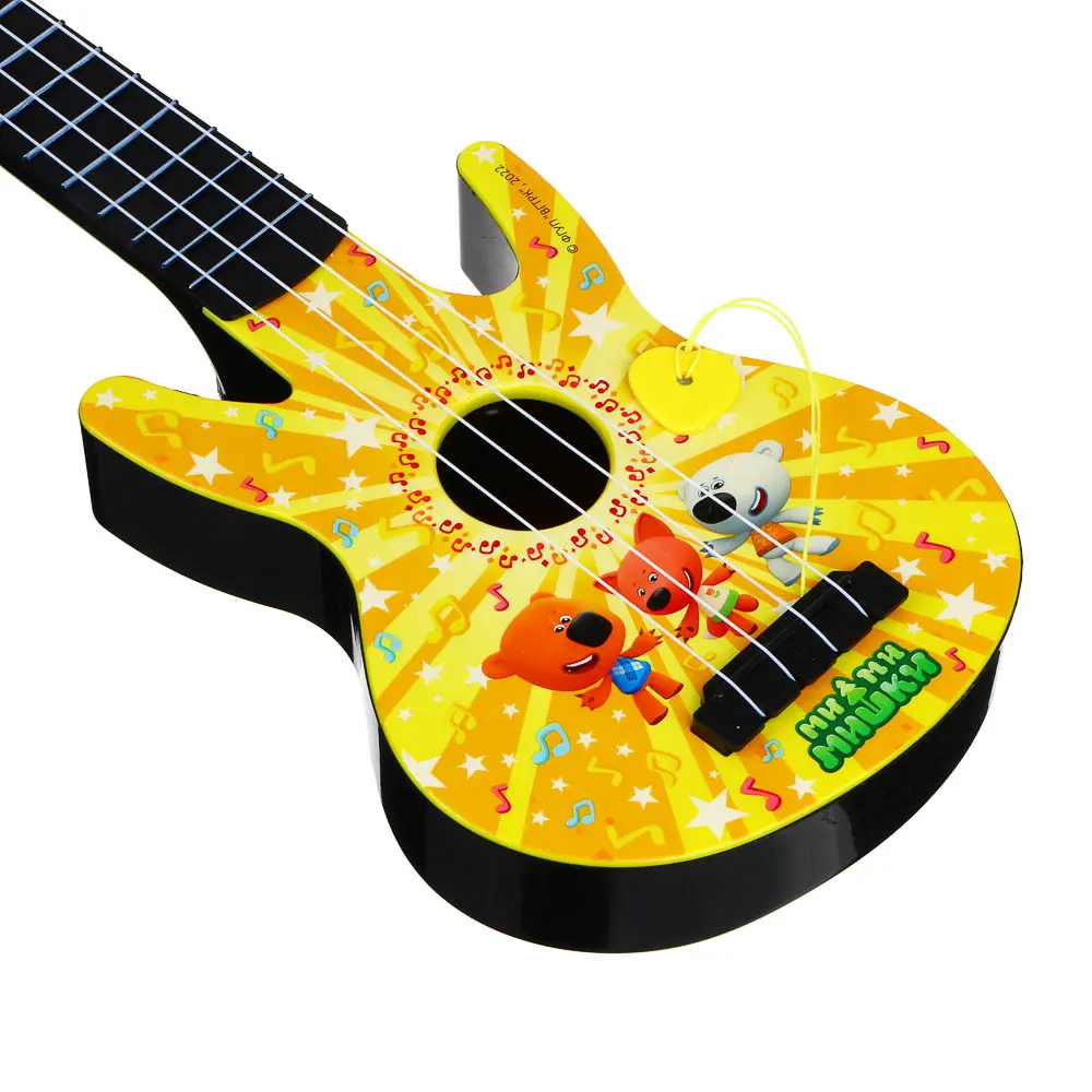 ИГРОЛЕНД Игрушка музыкальная гитара "Мимимишки", ABS, нейлон,43х14,5х3,7см - #3