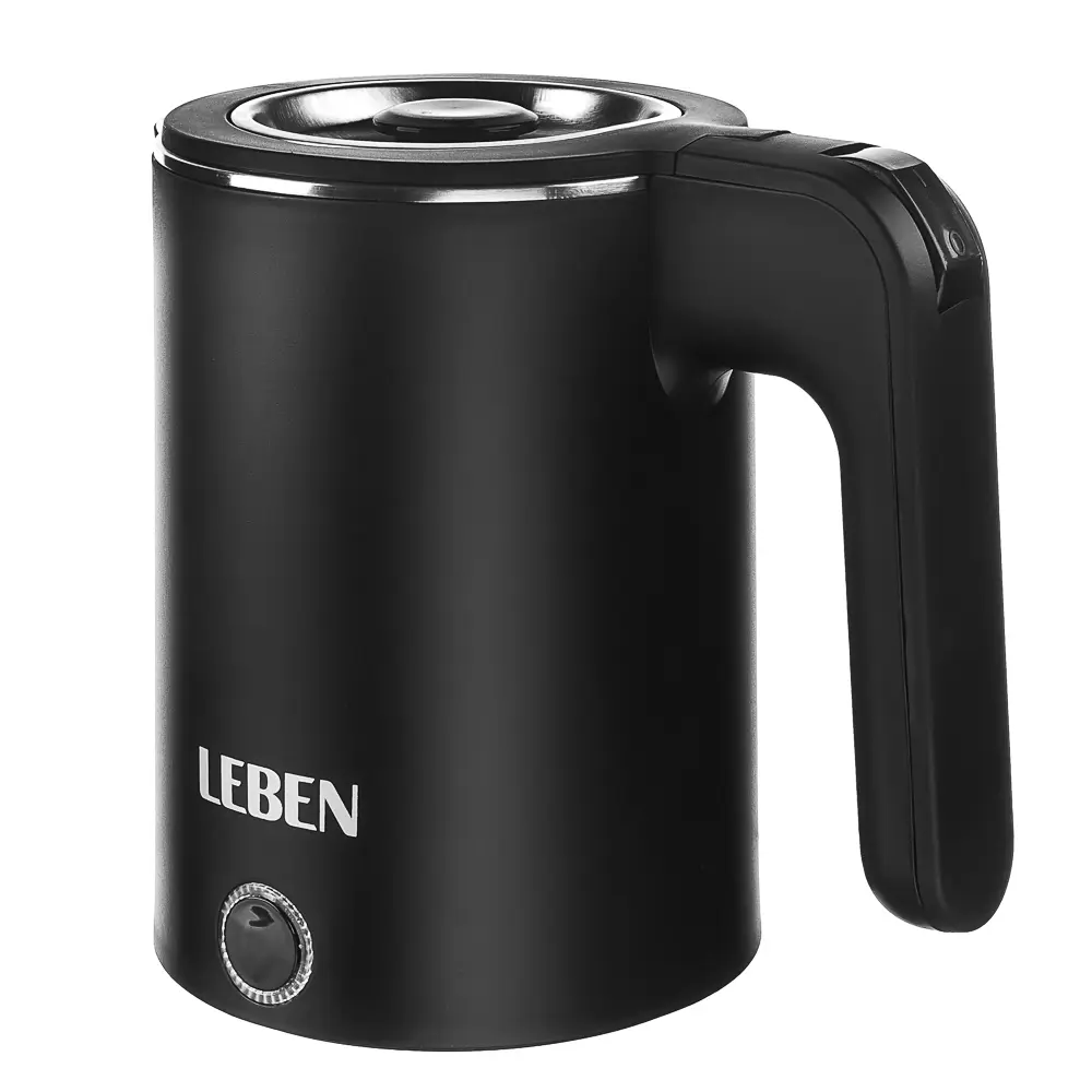 Чайник электрический тм LEBEN 1,2л, 800Вт, 220В, материал - металл/пластик, 2 цвета - #8