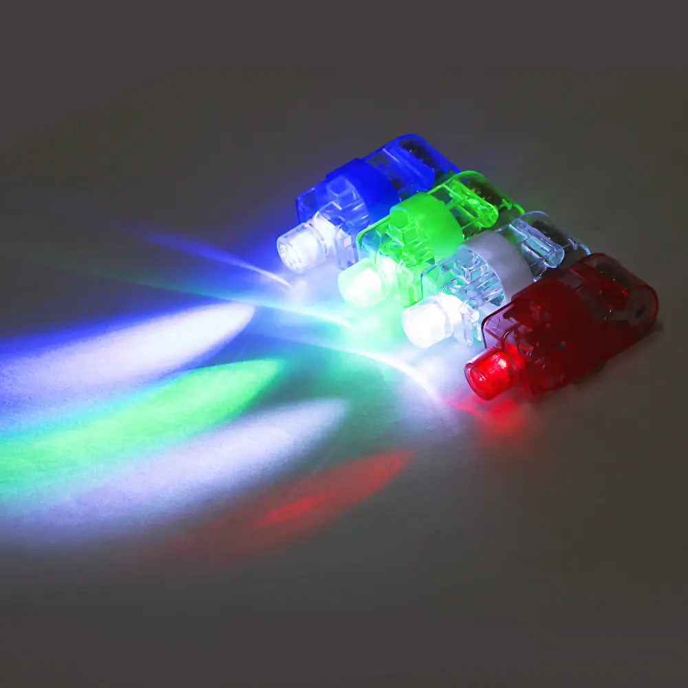 Набор фонариков Finger light, ИГРОЛЕНД, пластик, 3LR44, 4 цвета - #2