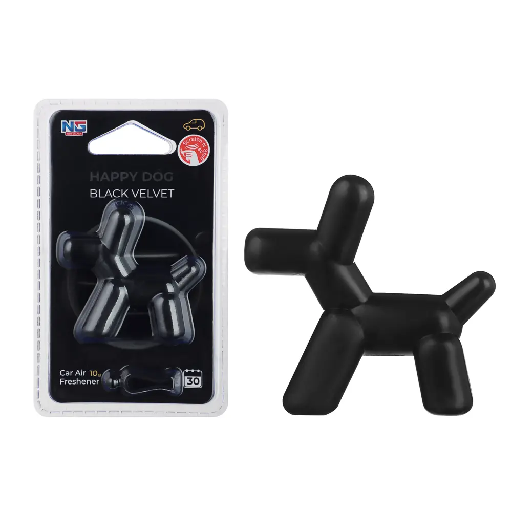 NEW GALAXY Ароматизатор на дефлектор 10гр.,Happy Dog фрукт. сад,сладк.вишня,черн. бархат,север.ветер - #3