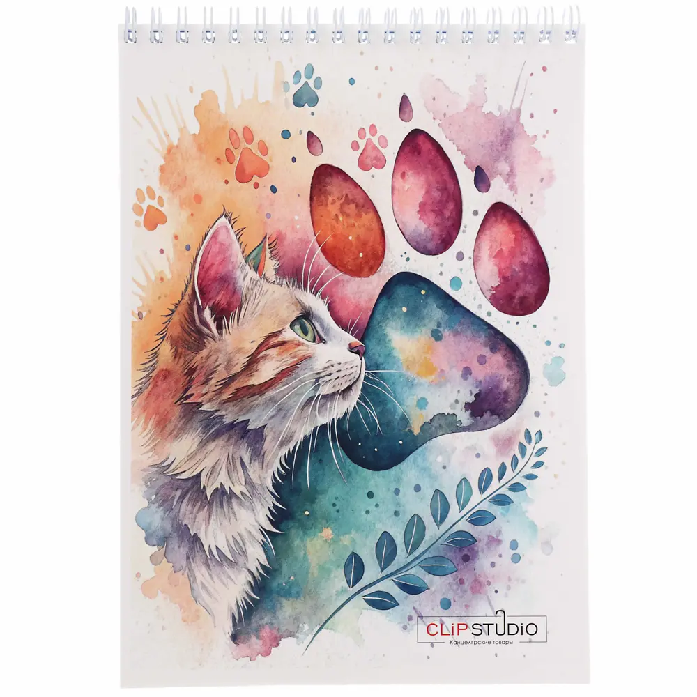 ClipStudio Блокнот А5, 40 листов, офсет, обложка картон, спираль, в клетку 8 диз. - #2