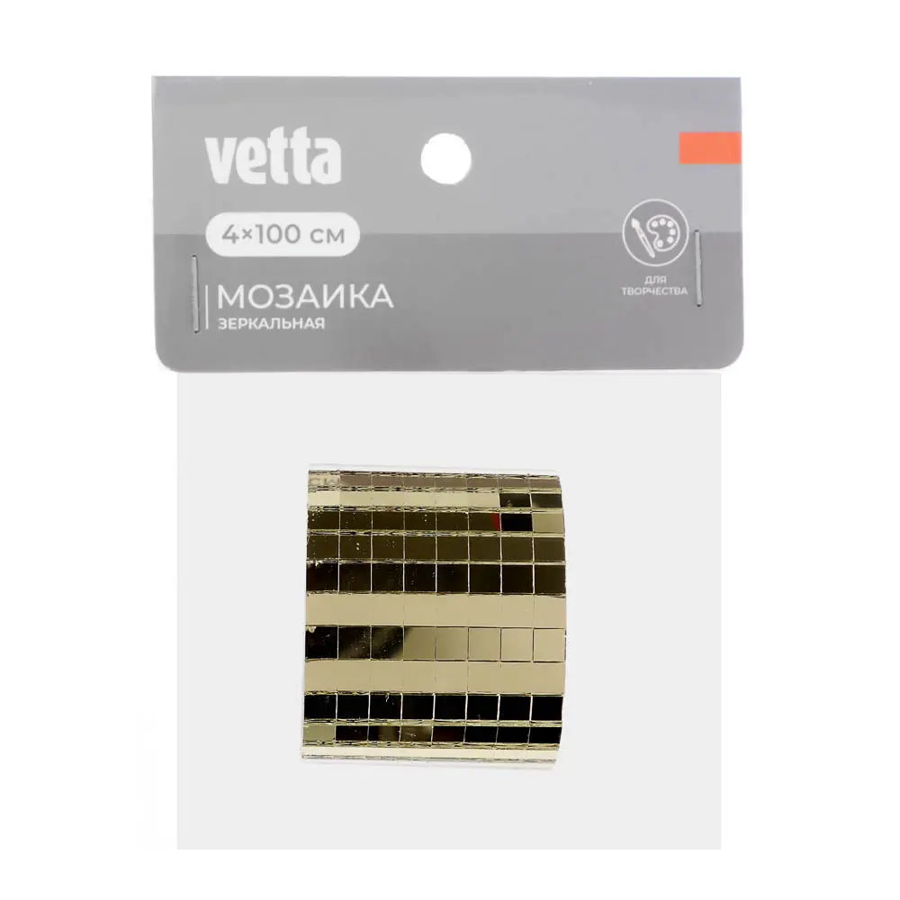 Зеркальная мозаика тм VETTA Золото, 4x100 см - #6