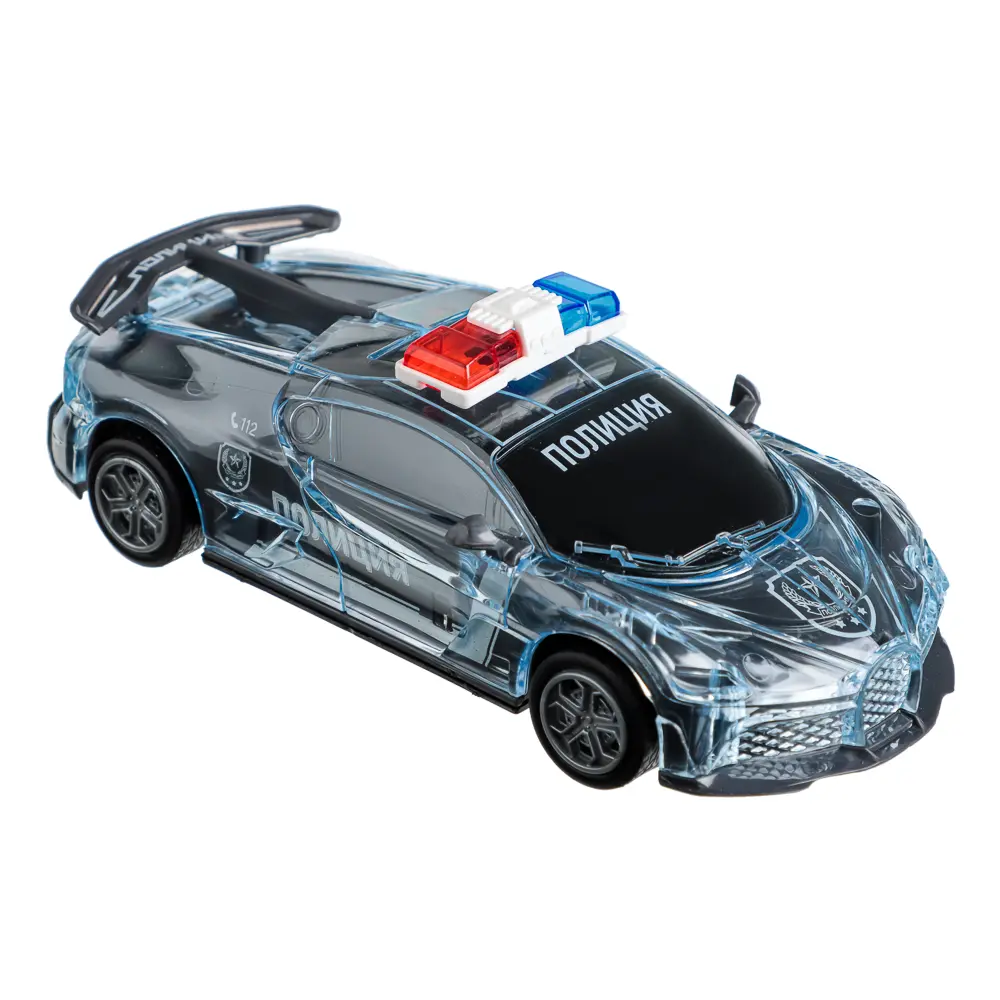 ИГРОЛЕНД Патрульный автомобиль, свет, звук, инерция, 3хLR44, ПВД, 15,5x5x7см, 3 дизайна - #3