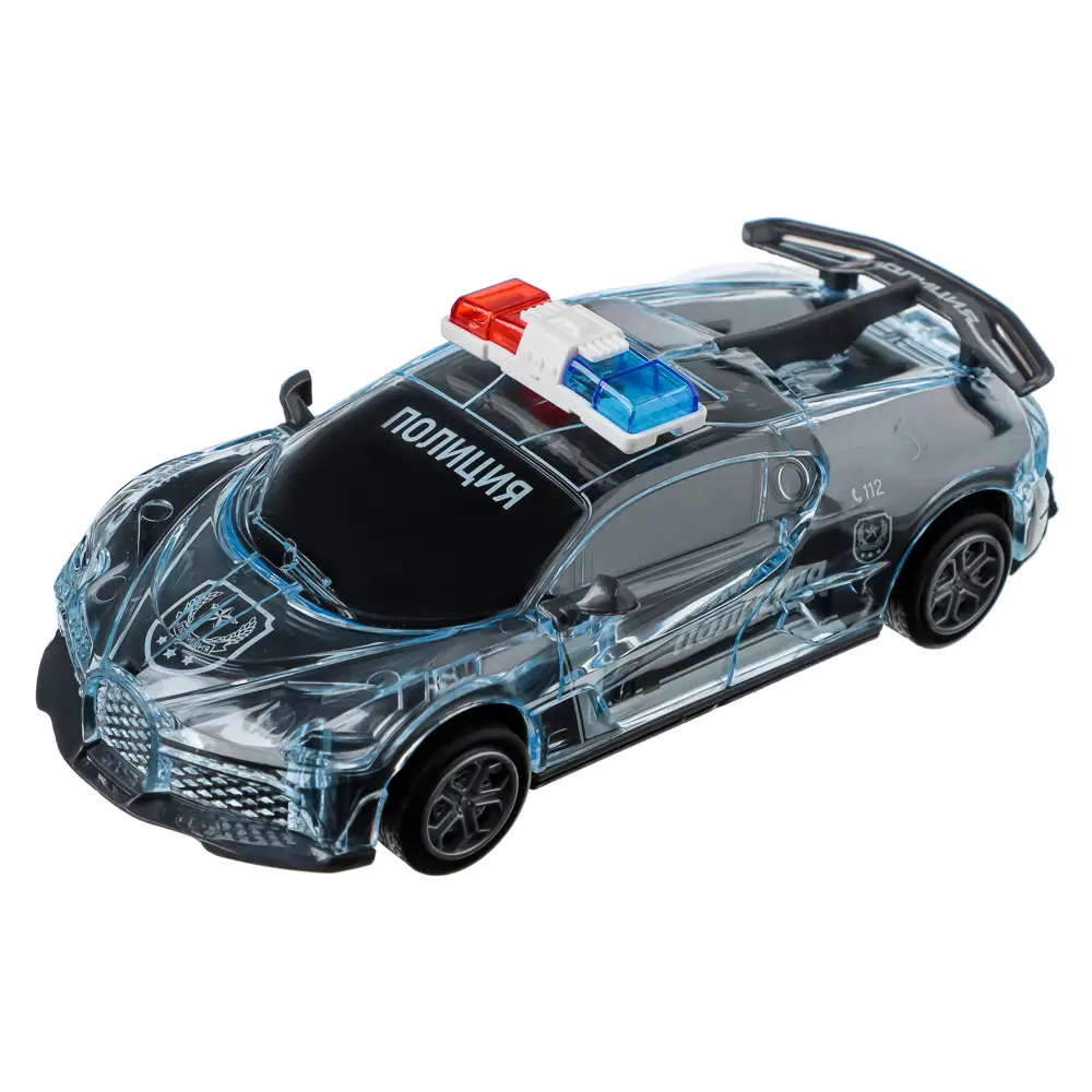 ИГРОЛЕНД Патрульный автомобиль, свет, звук, инерция, 3хLR44, ПВД, 15,5x5x7см, 3 дизайна - #5