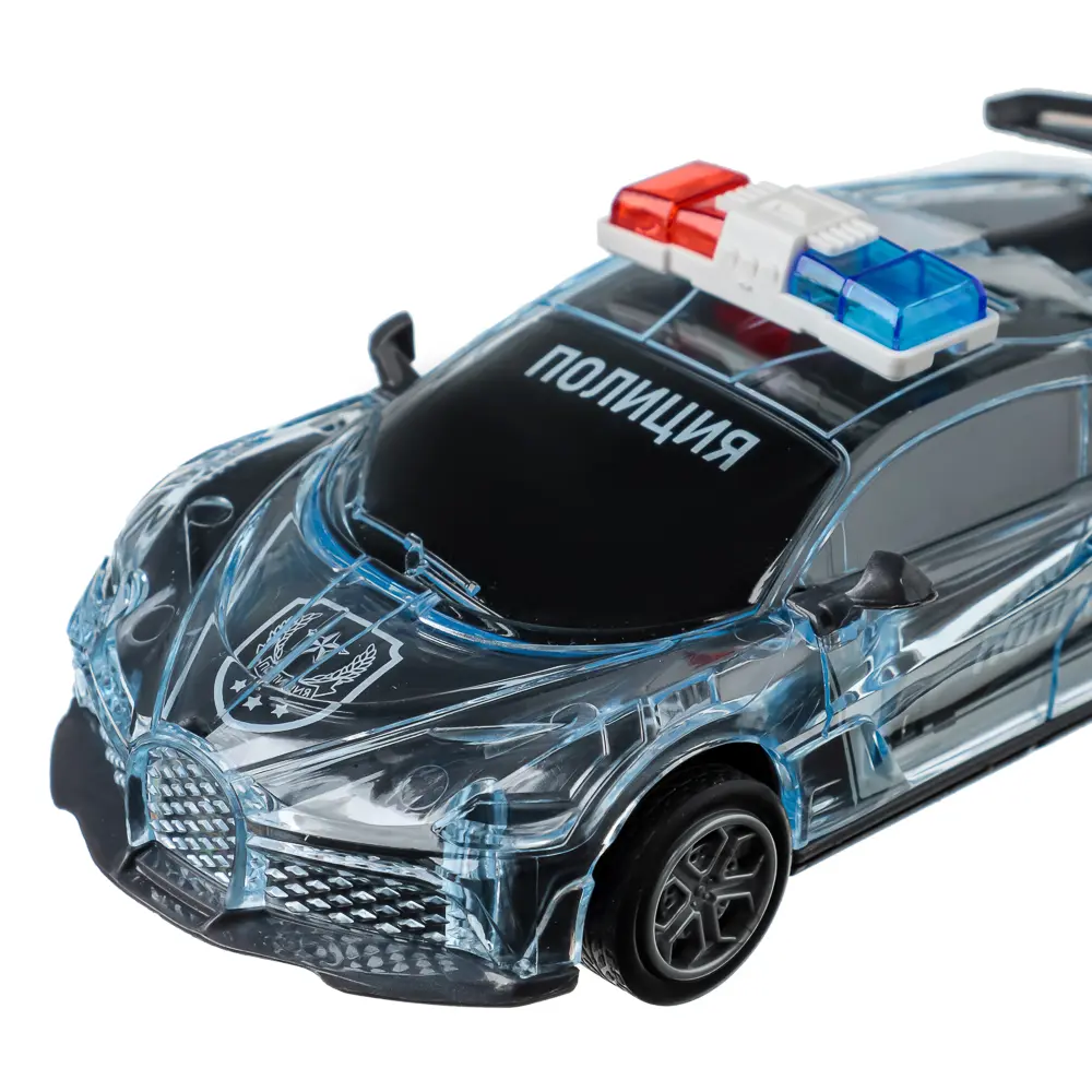 ИГРОЛЕНД Патрульный автомобиль, свет, звук, инерция, 3хLR44, ПВД, 15,5x5x7см, 3 дизайна - #6