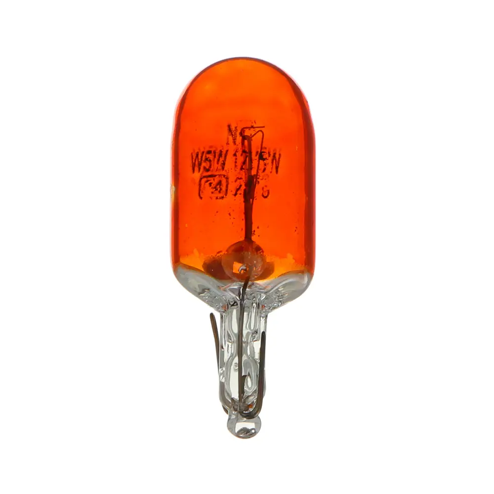 NG Лампа накаливания 12V, WY5W(W2,1x9,5d), желтый BOX (10 шт.) - #2