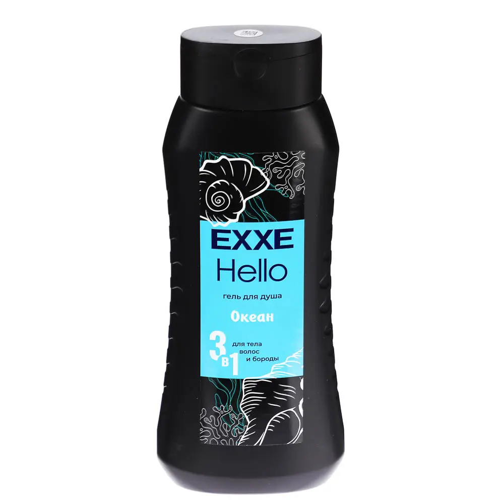 Гель для душа мужской EXXE Hello 3в1 Океан, 400мл - #1