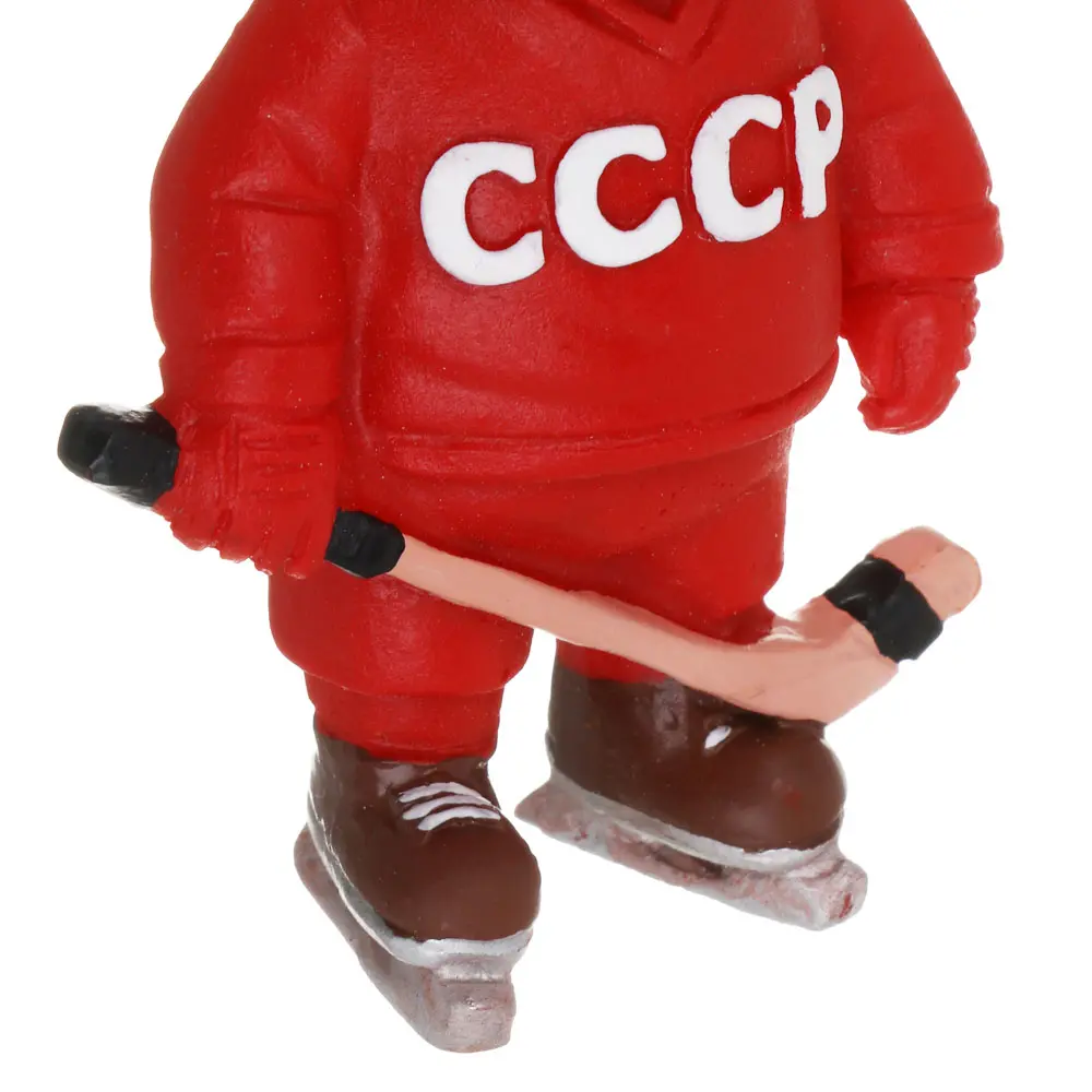 Подвесное украшение "Овечка Хоккеист" тм СНОУ БУМ 9,5 см, полирезин, в коробке - #3