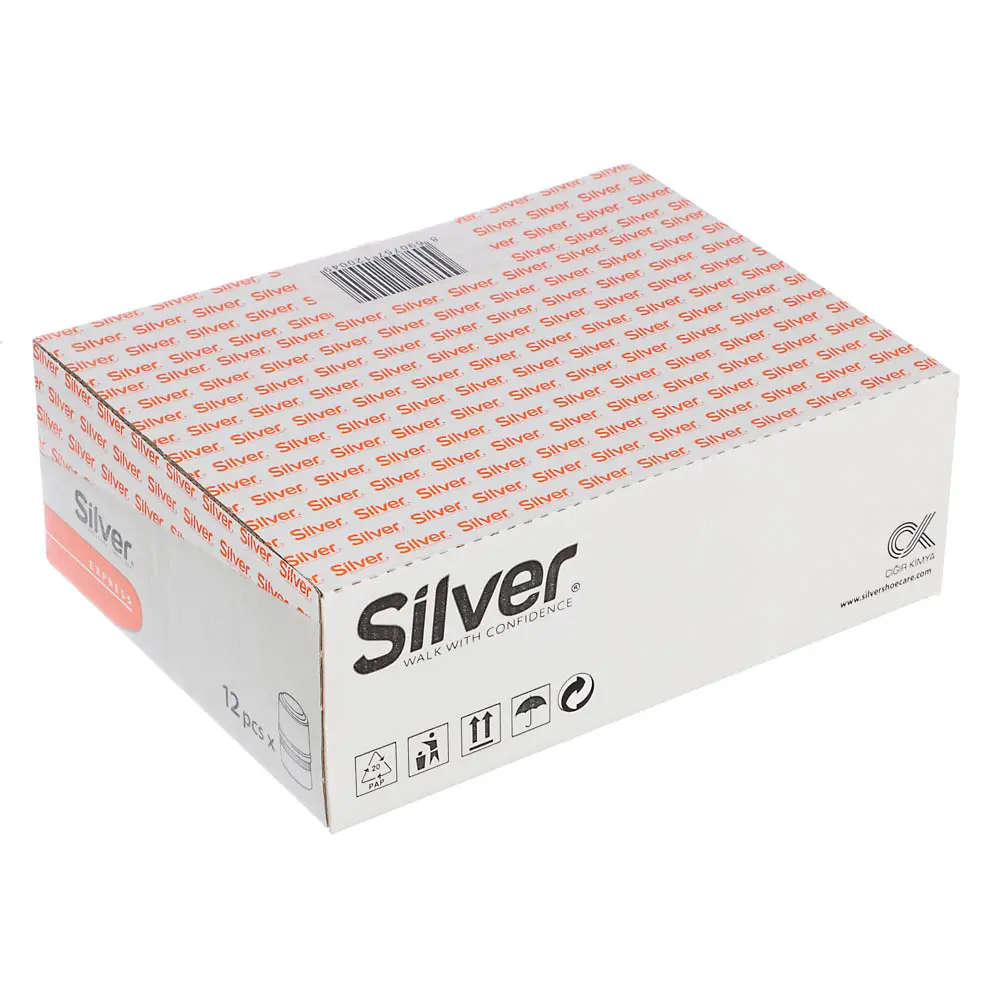 SILVER Крем-блеск для обуви, банка с губкой, 50мл, черный, 3005-01/2005-01 - #5