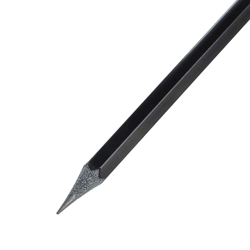Карандаш чернографитный ClipStudio с ластиком, HB, пластик, шестигранный корпус под черное дерево - #2