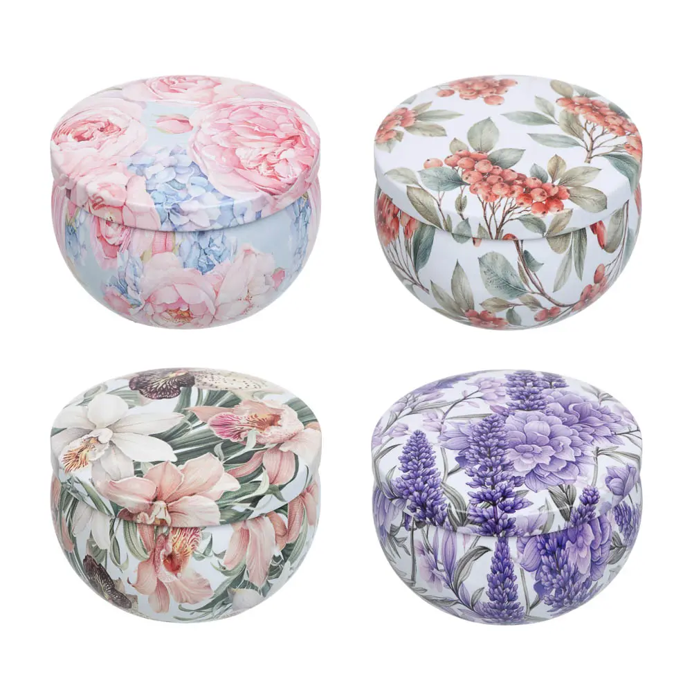 Свеча в банке ароматическая тм LADECOR 4x6,5 см, парафин, 4 вида - #1