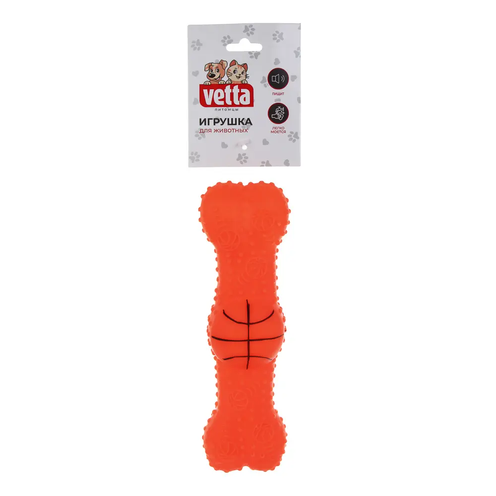 VETTA Игрушка для домашних животных, ПВХ, 21,5х5,5 см, кость - #4