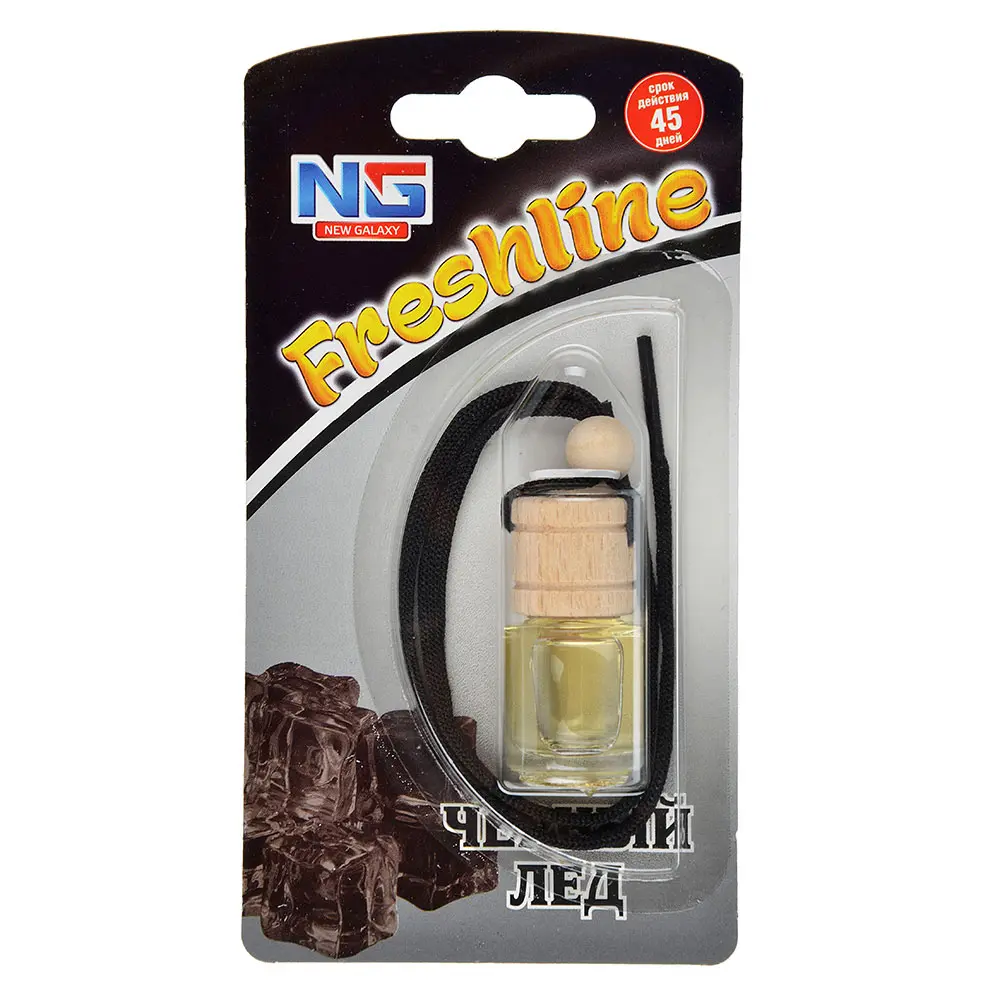 NEW GALAXY Ароматизатор подвесной Freshline черный лед, 5 мл - #1