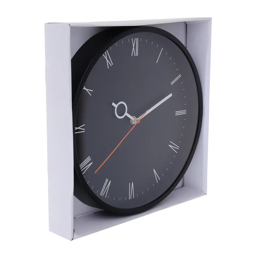 LADECOR CHRONO Часы настенные круглые, пластик, d30 см, тикающий ход, 1xАА, (581-078) - #4