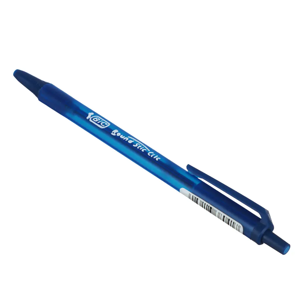 Авторучка шариковая BIC синяя с кнопкой "Раунд Стик Клик", наконечник 1,0 мм, 926376 - #4