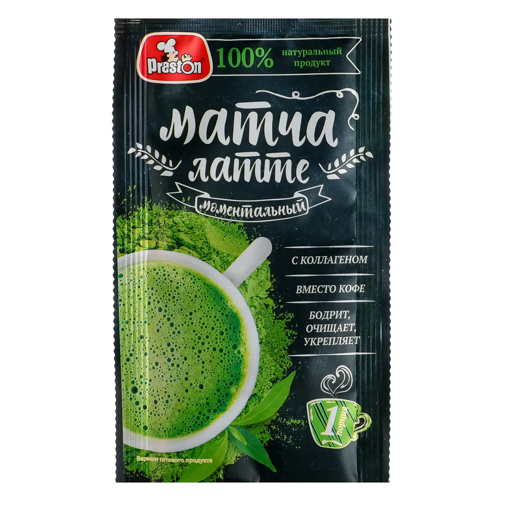 Напиток Матча-латте с коллагеном Preston,20г. - #1