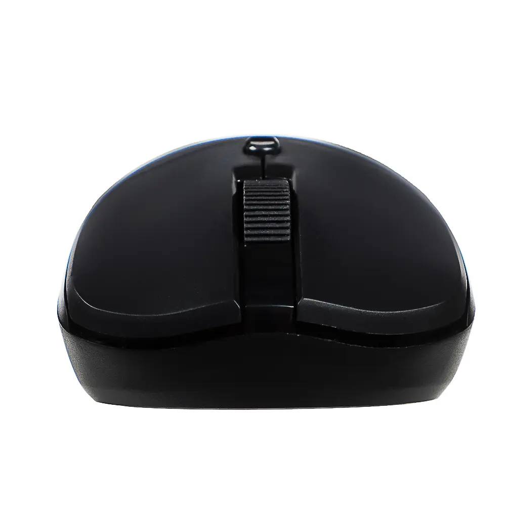 Компьютерная мышь беспроводная BY Office 2.4GHz,4D,тихий клик,800-1600DPI,SoftTouch,2xAАA,черный - #9
