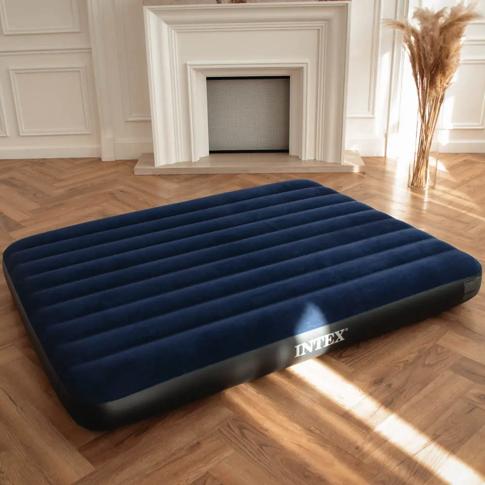INTEX Матрас надувной CLASSIC DOWNY, 203x152x25см, до 272кг, 64759 - #4