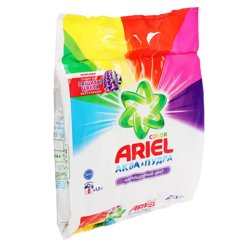 Стиральный порошок ARIEL Автомат Color, п/э, 1,5кг/1,3кг - #4