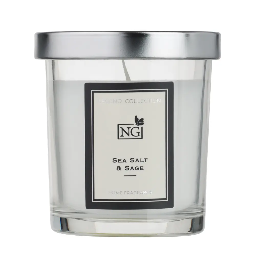 NEW GALAXY Свеча ароматизированная LEGEND COLLECTION, 88 гр, Sea Salt & Sage - #1