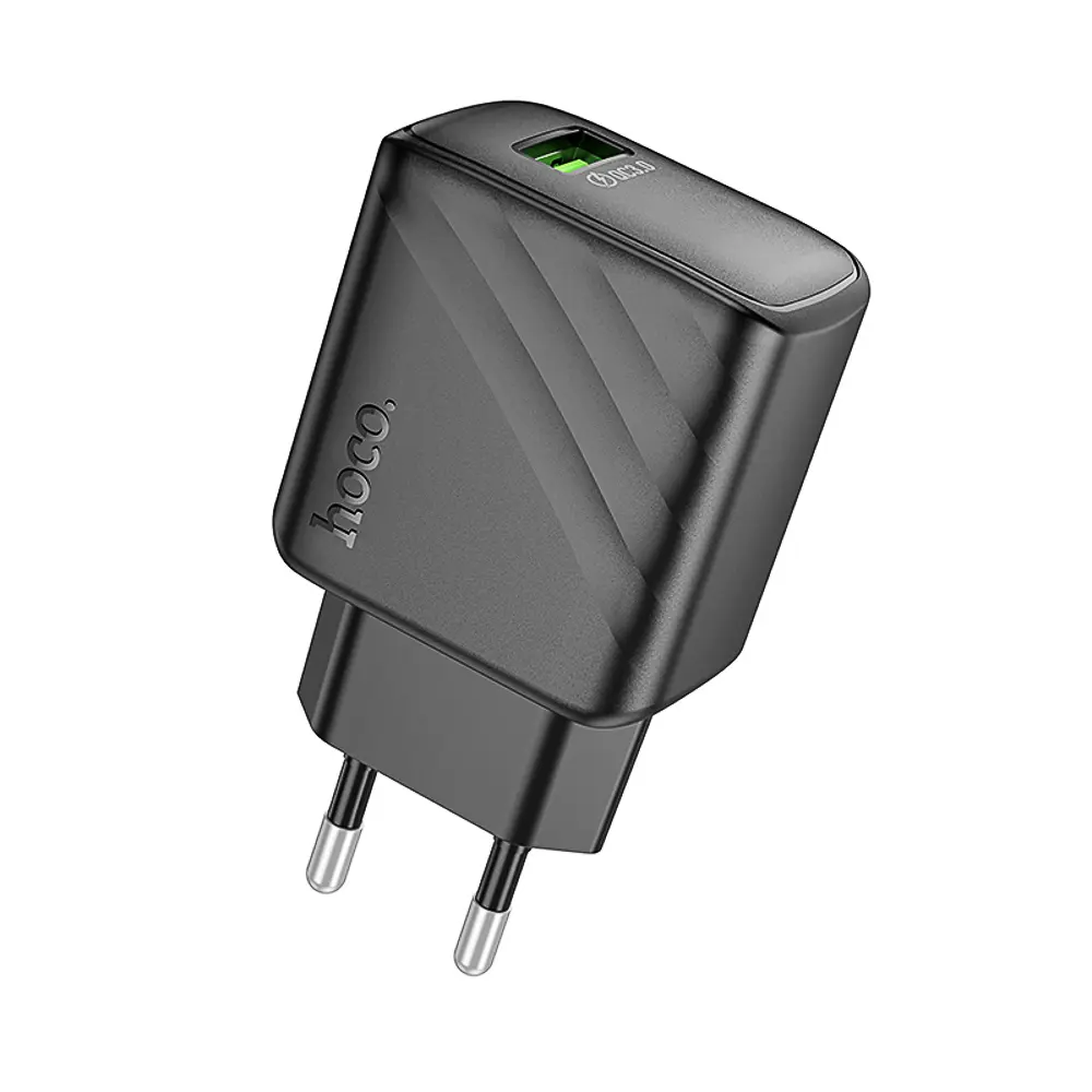 Сетевое зарядное устройство hoco. модель CS21A, QC3.0, 1xUSB-A, EU вилка - #1