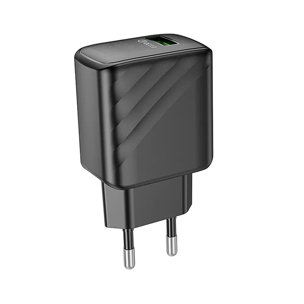 Сетевое зарядное устройство hoco. модель CS21A, QC3.0, 1xUSB-A, EU вилка - #7