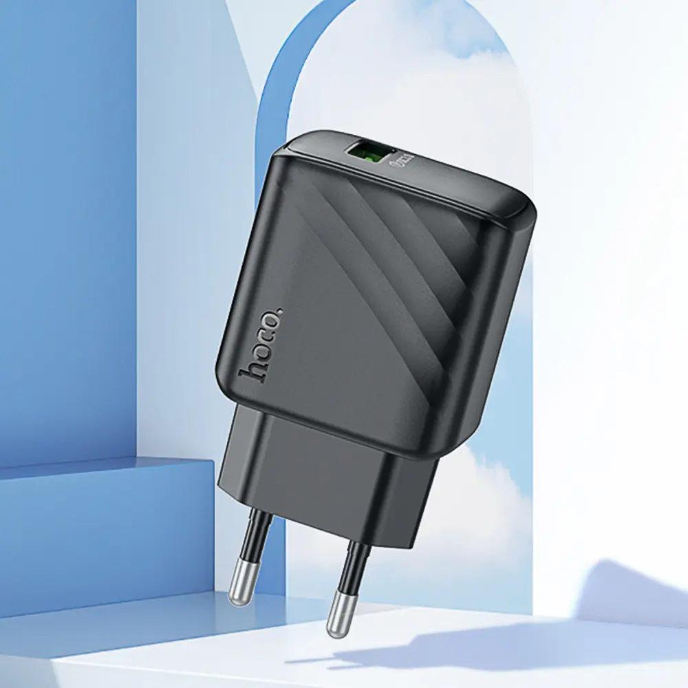 Сетевое зарядное устройство hoco. модель CS21A, QC3.0, 1xUSB-A, EU вилка - #9