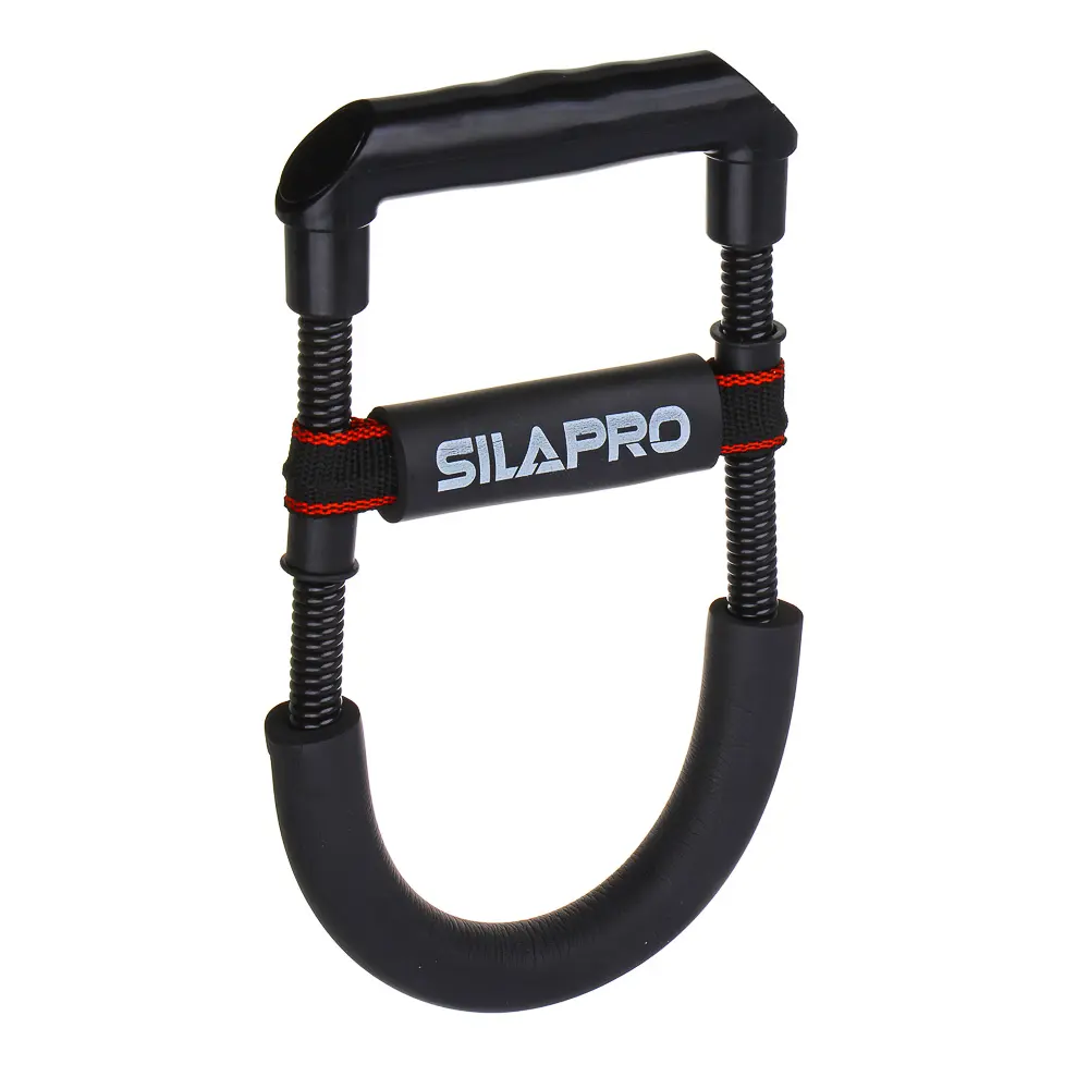 SILAPRO Эспандер для кистей и предплечья 25x14см, 20кг, ПП, углерод.сталь, поролон - #1
