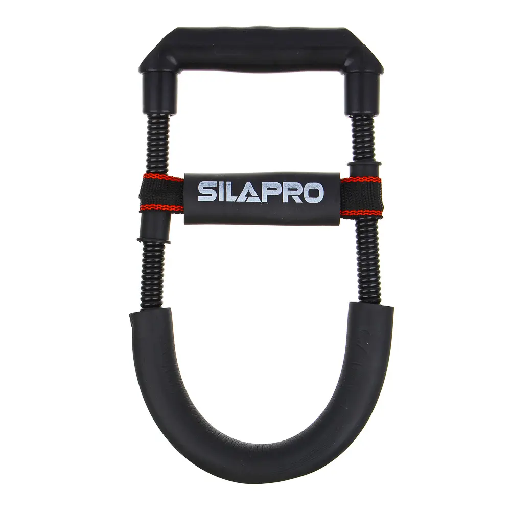 SILAPRO Эспандер для кистей и предплечья 25x14см, 20кг, ПП, углерод.сталь, поролон - #2