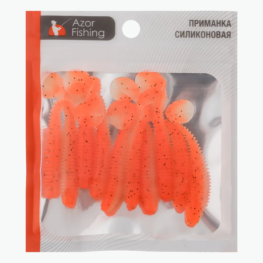 Приманка силиконовая тм AZOR FISHING, 65мм, 10шт - #7