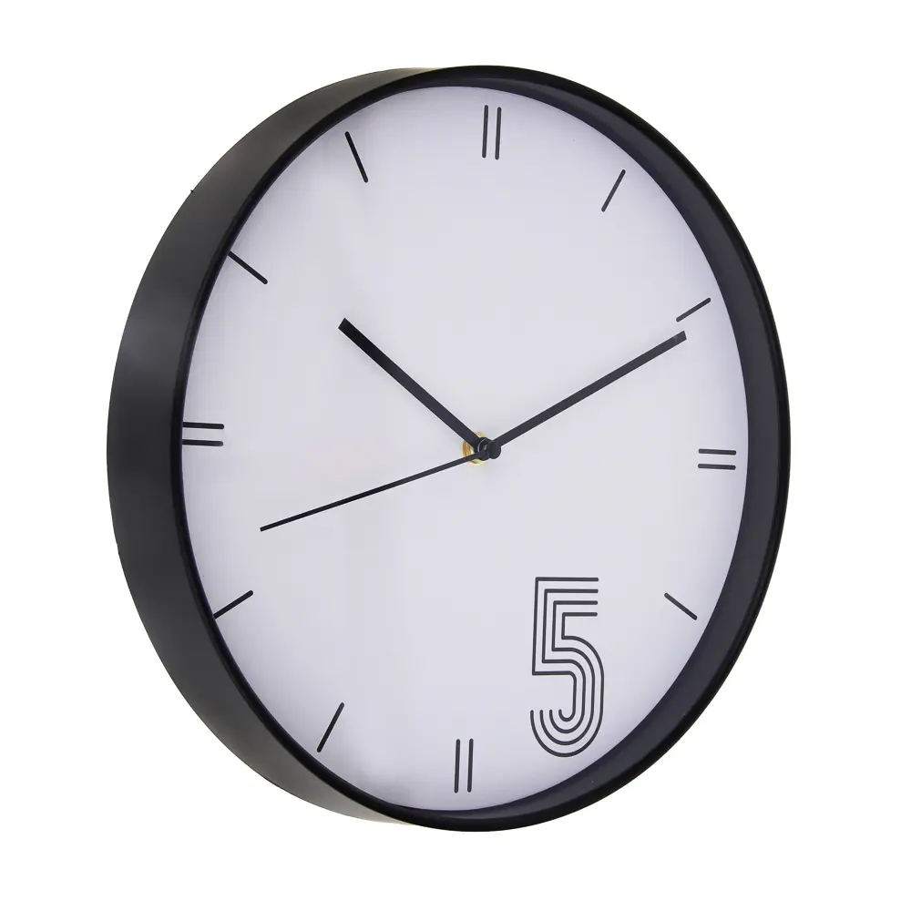 LADECOR CHRONO Часы настенные круглые, пластик, d30 см, тикающий ход, 1xАА, арт08-29 - #2
