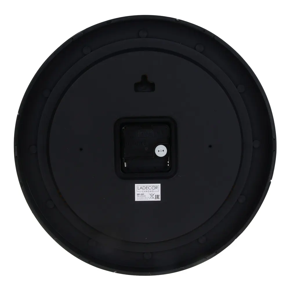 LADECOR CHRONO Часы настенные круглые, пластик, d30 см, тикающий ход, 1xАА, арт08-29 - #3