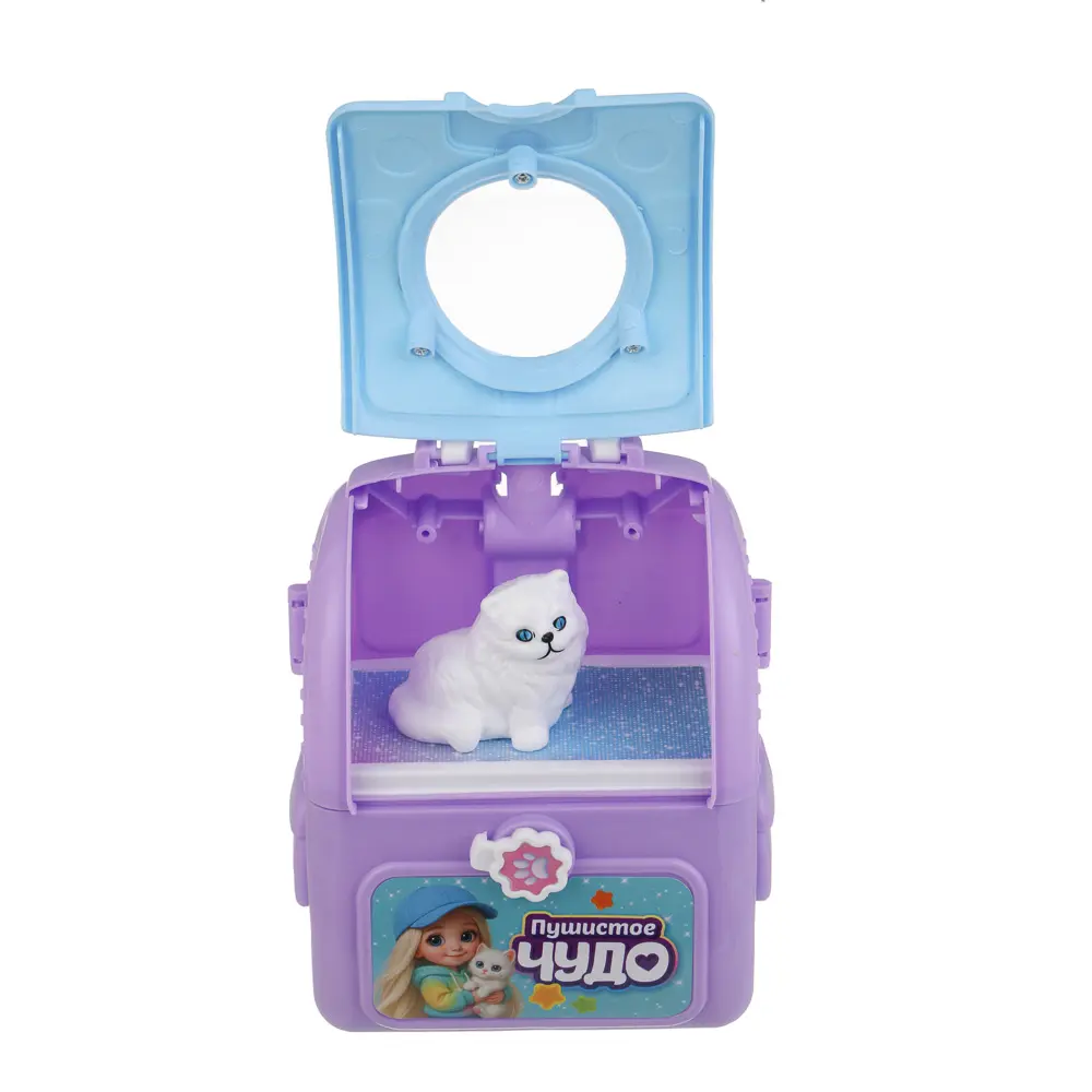ИГРОЛЕНД Питомец в чемодане с акс., котенок, PP, ABS, 10,6х6,5х15 см, 2 диз. - #12
