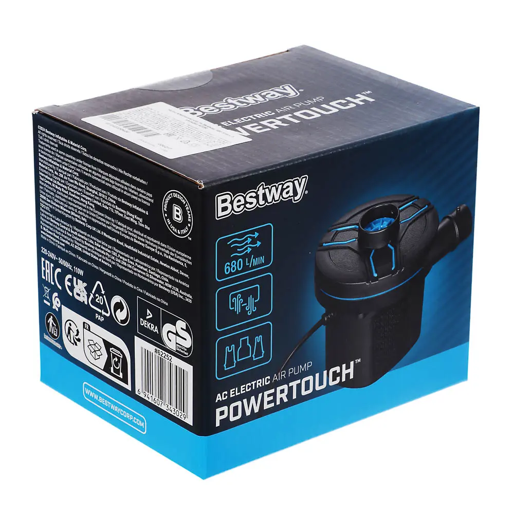 Насос электрический тм Bestway, 680 л/мин, 3 насадки  62252 - #6