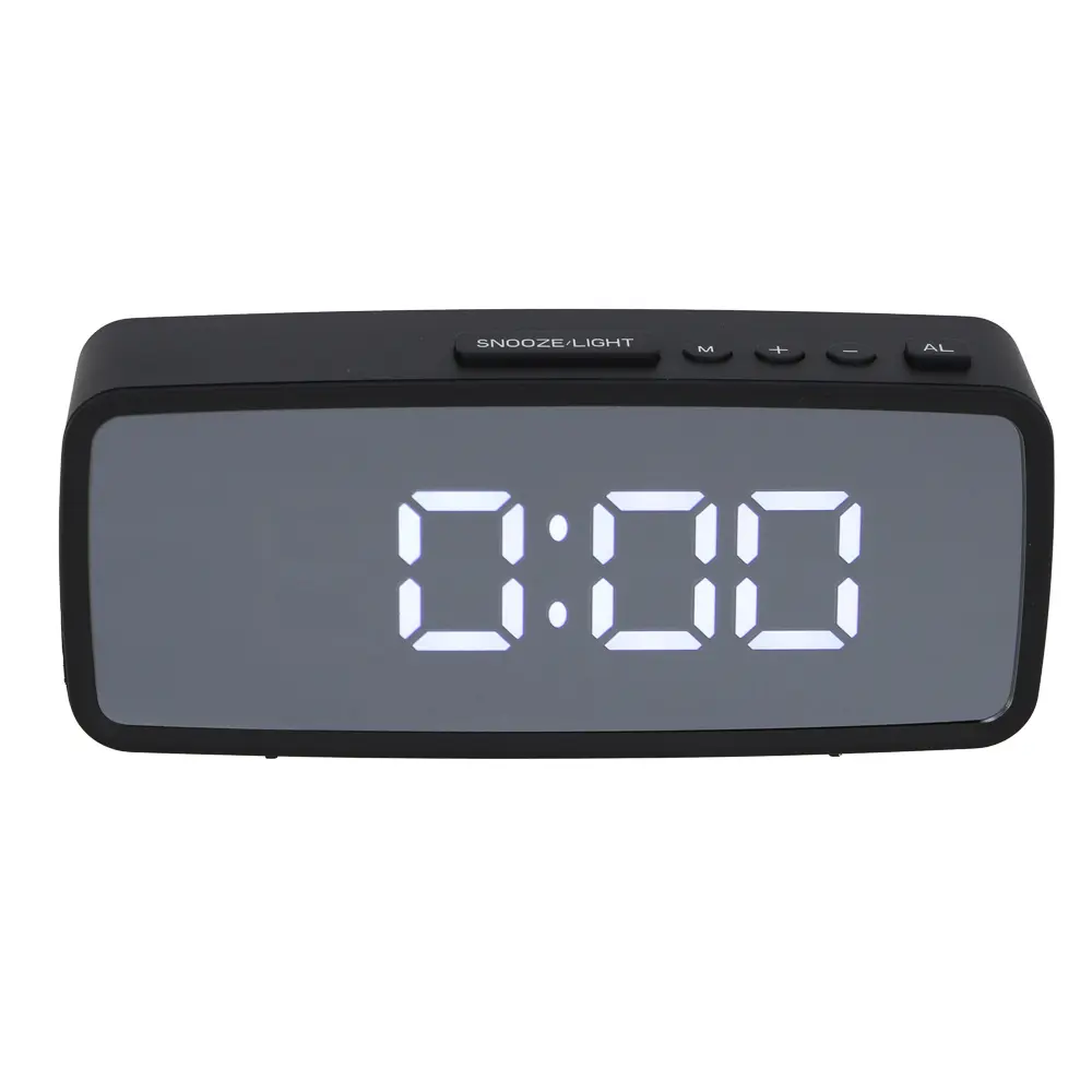 LADECOR CHRONO Будильник электронный, 14x5,7 см, USB/3xAAA, пластик, цвет черный, арт.2 - #2