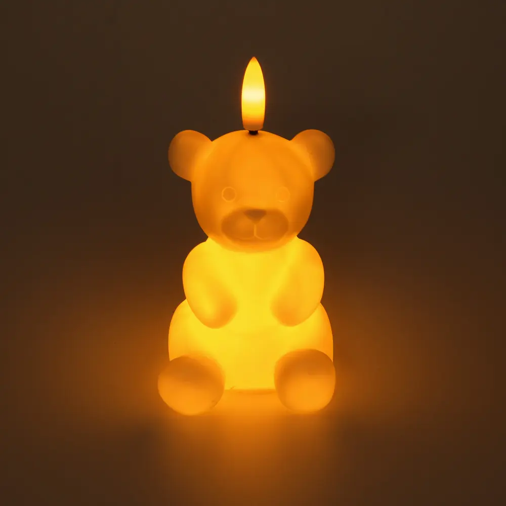 Светильник LED декоративный "Мишка", 6x7x11 см, 3хLR44, пластик - #7