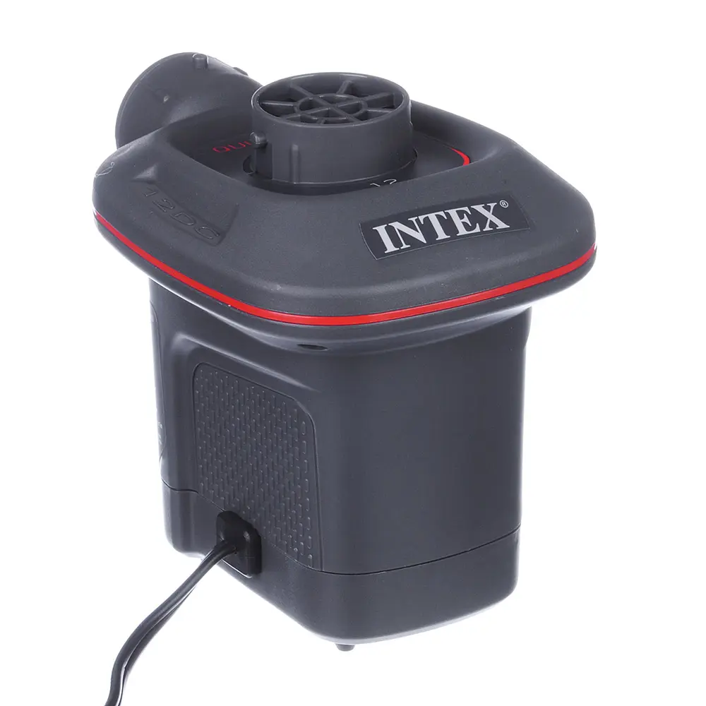 INTEX Насос электрический 12В Quick-Fill от прикуривателя, 650л/м, 3 насадки в комплекте, 66636 - #1