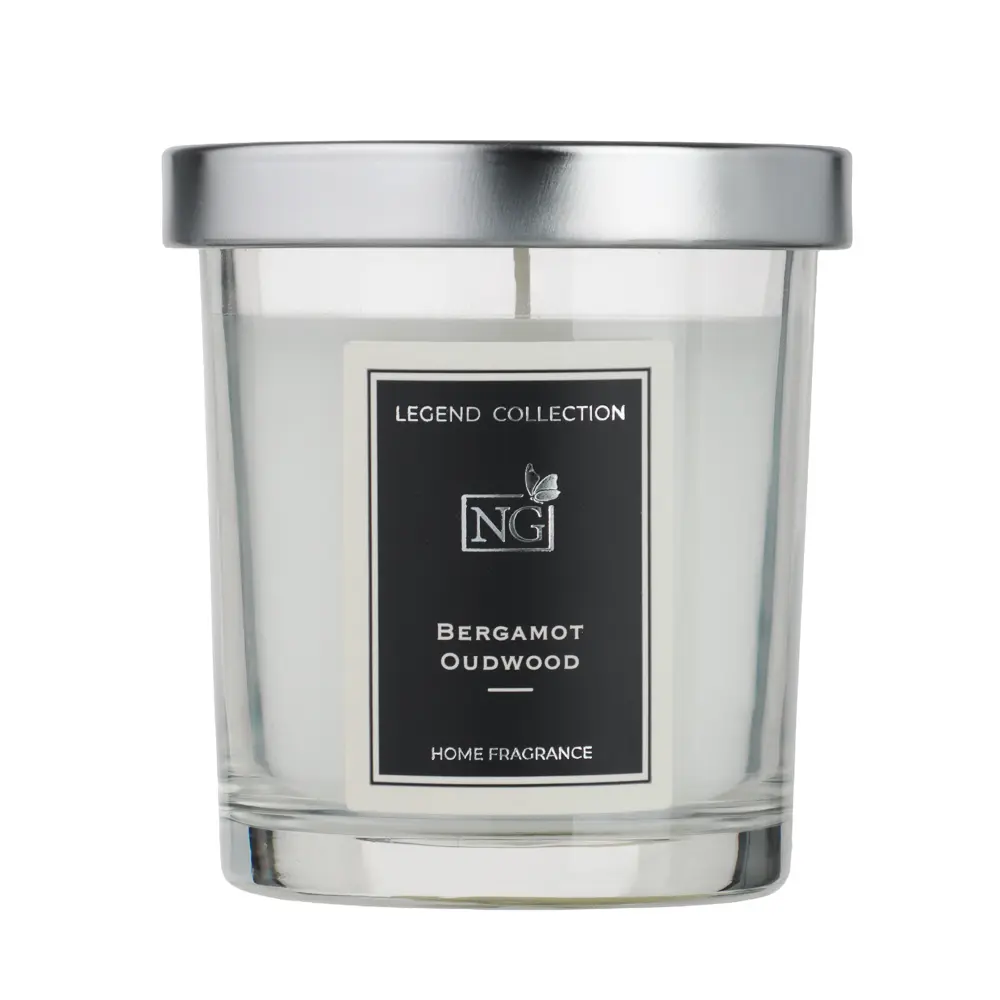 NEW GALAXY Свеча ароматизированная LEGEND COLLECTION, 88 гр, Bergamot Oudwood - #1