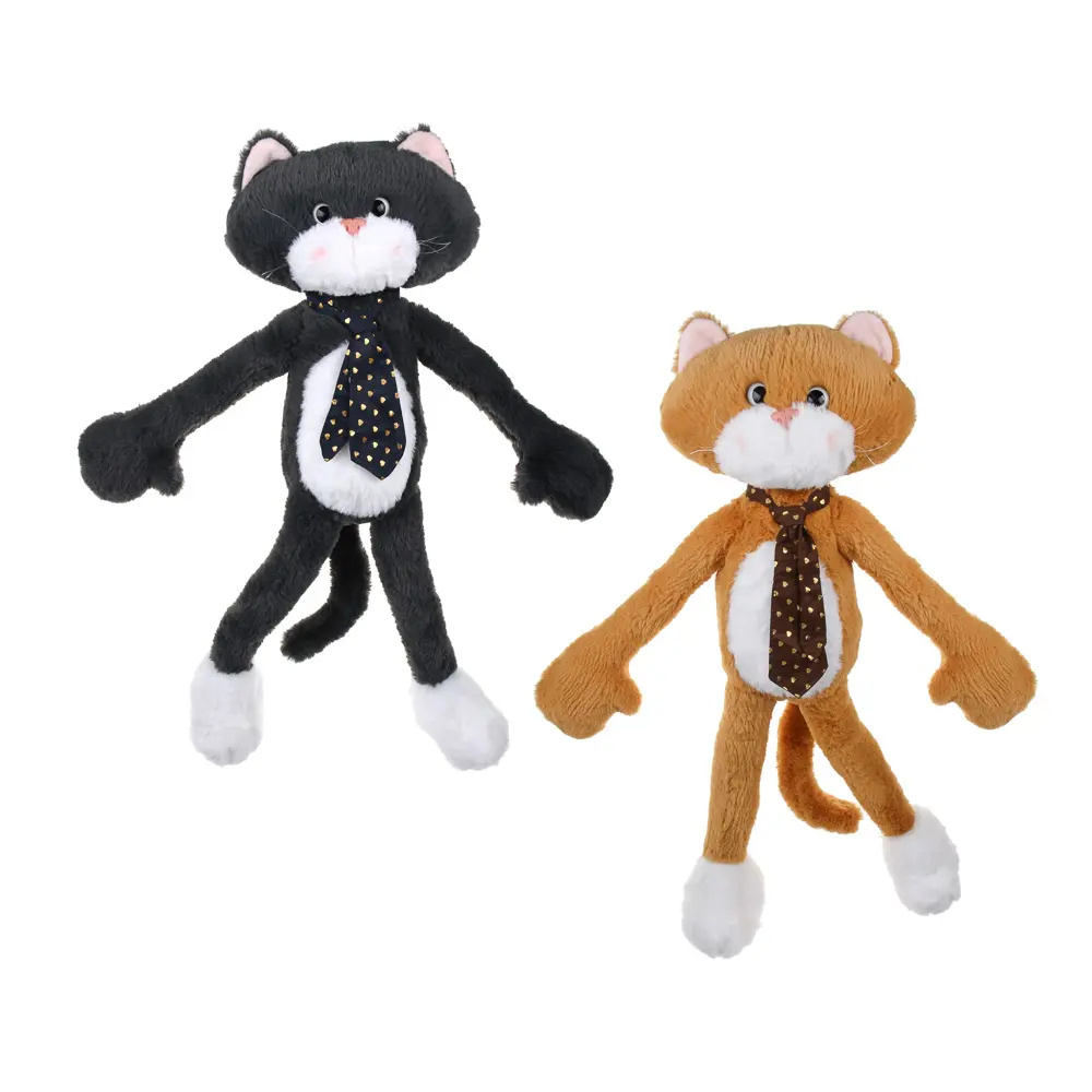 Игрушка мягкая "Котик в галстуке" 55 см, полиэстер, ИГРОЛЕНД, 2804-57, 3+ - #1
