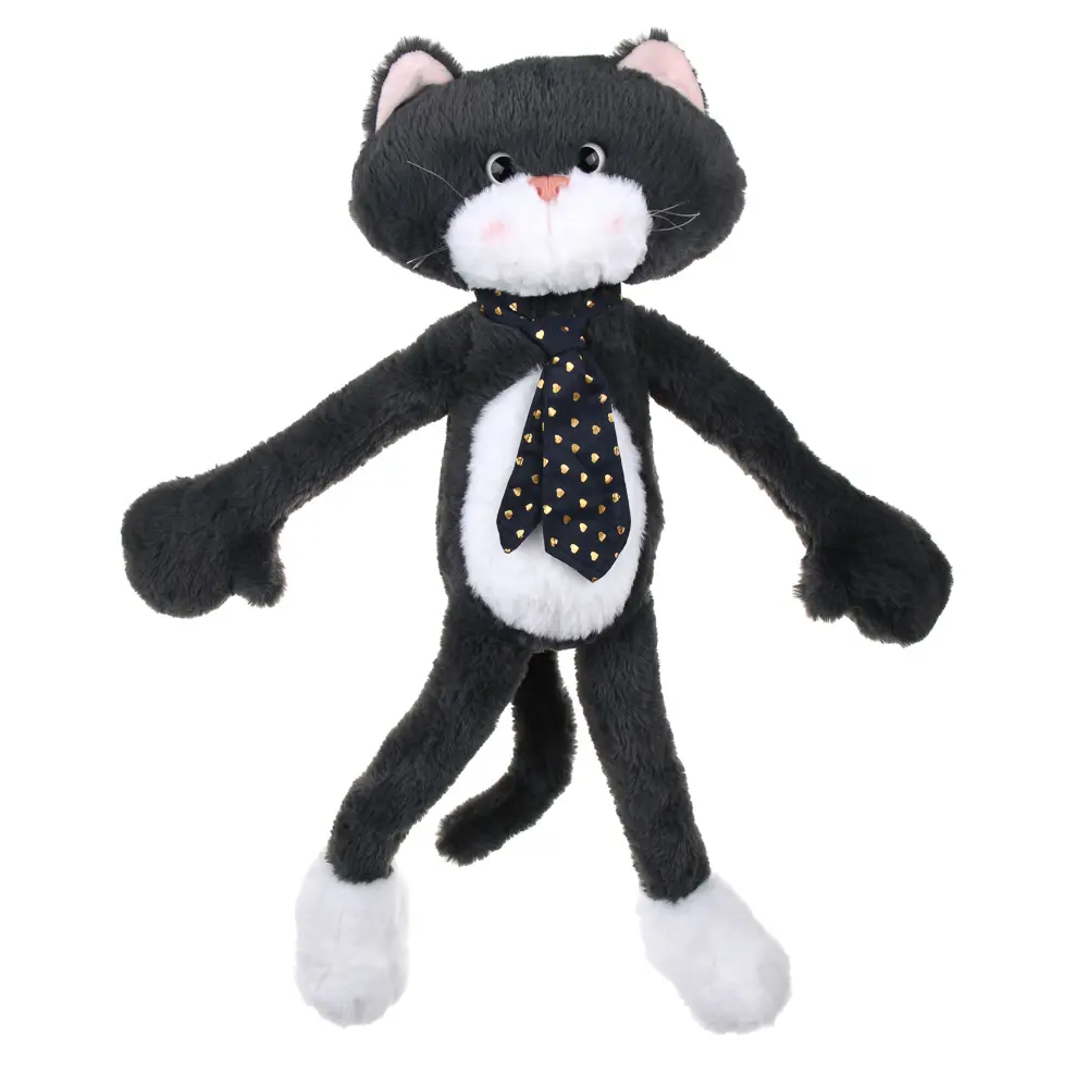 Игрушка мягкая "Котик в галстуке" 55 см, полиэстер, ИГРОЛЕНД, 2804-57, 3+ - #2