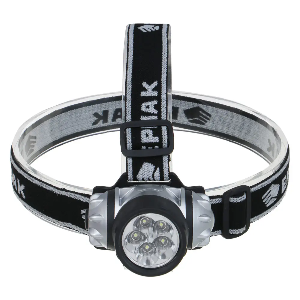 Фонарь налобный тм ЕРМАК, 5 ярк. LED, 3xAAA, 6,5x4,3 см - #2