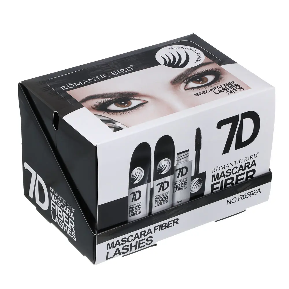 Тушь для ресниц тм Romantic Bird, 12 мл, цвет черный, R6598A - #6