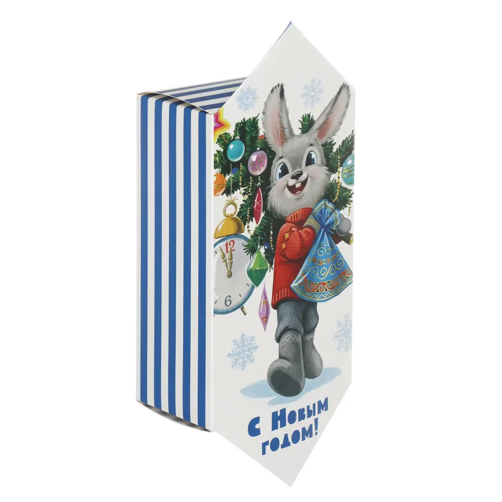 Коробка - конфета подарочная тм СНОУ БУМ, 9x14,5x5см, 4диз, картон - #2