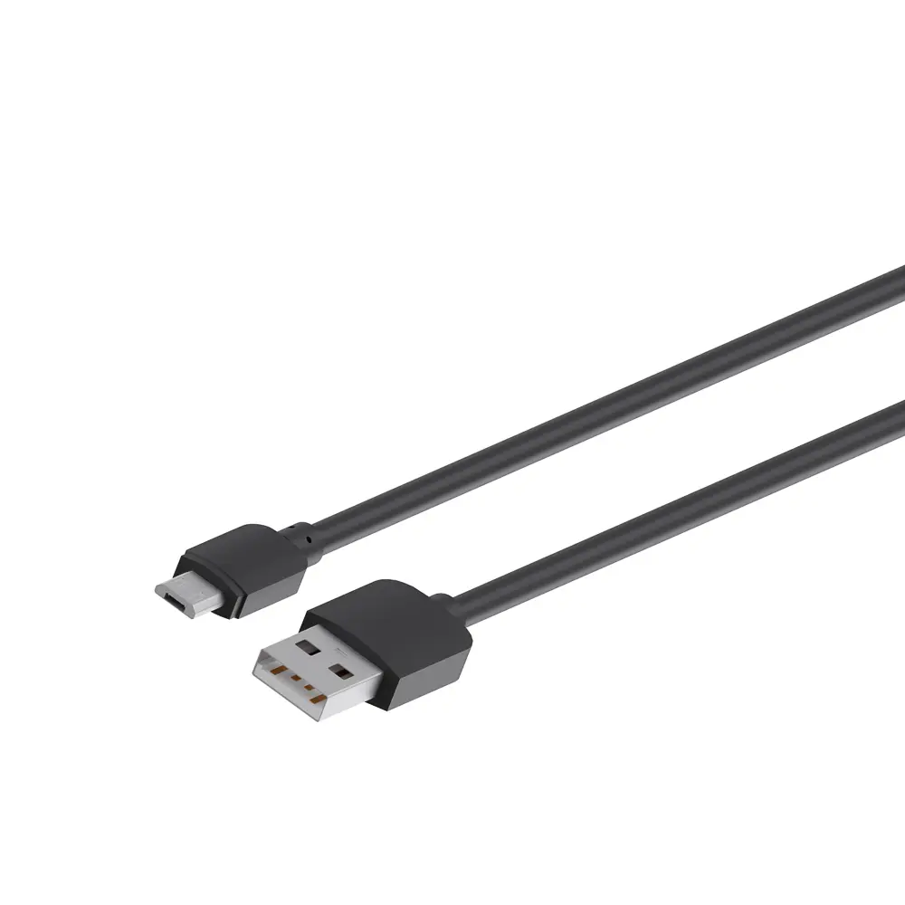 Кабель для зарядки USB(A)-microUSB Первая цена Эконом, 0,8м, 1A, прорезиненный - #4